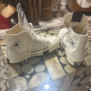 Converse All Star High-Tops in Off-White